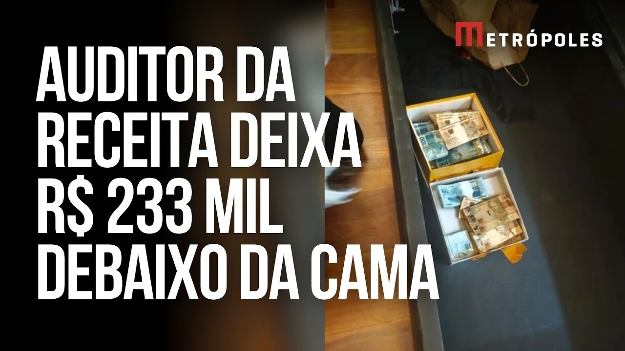 PF encontra R$ 233 mil debaixo da cama de auditor da Receita Federal