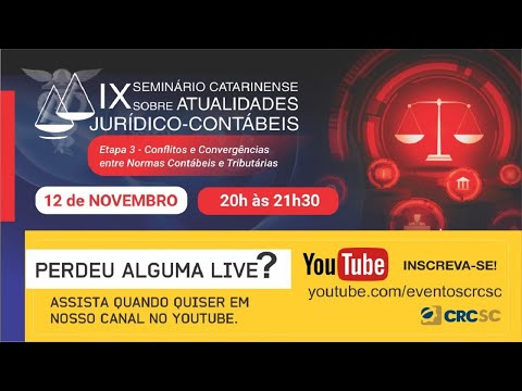  IX Seminário Catarinense de Atualidades Jurídico-Contábeis 