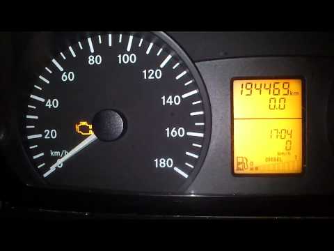 how to reset service mercedes vito