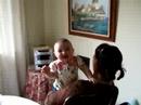Harper Jo laughing at Bunny