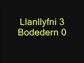 Llanllyfni v Bodedern Llanllyfni v Bodedern