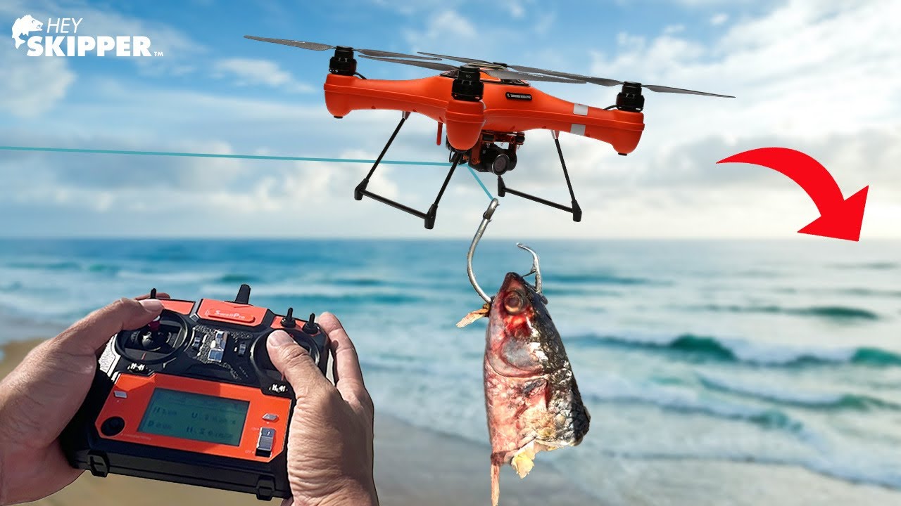 Easy Drone Fishing + Huge Catches! (SwellPro Drone  Fishing Tutorial + Giveaway!)