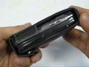 PDair Leather Case for Pantech C810 duo - Flip Type (Black)