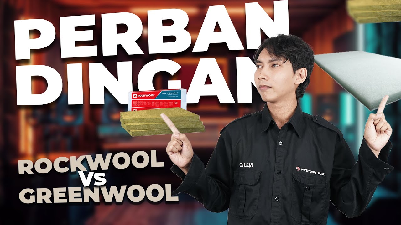 Rockwool vs Greenwool — Material Akustik Mana yang Lebih Bagus untuk Studio & Ruangan Kedap Suara? 🔊