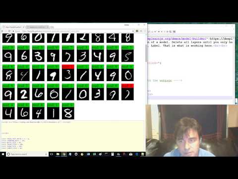 Joe Javascript Machine Learning Tutorials using Deeplearnjs
