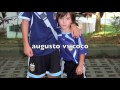 augus and coco playing football