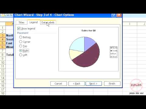 how to create pie chart in excel
