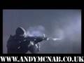 Andy McNab burst firing an MP5