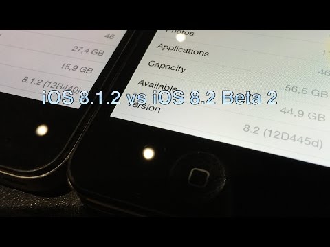 iOS 8.1.2 vs iOS 8.2 Beta 2 on iPhone 4S