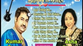 Kumar sanu and Asha bhosle hit songs ♤ Best ever