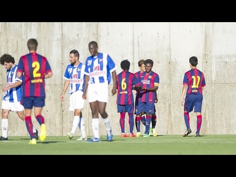 Partido de entrenamiento del Barça B (pretemporada 2014/15)