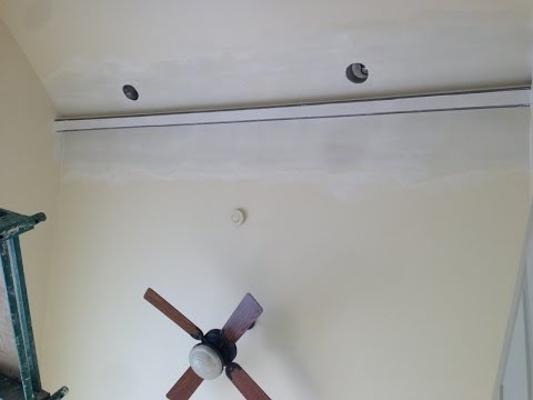 how to patch sand textured ceiling