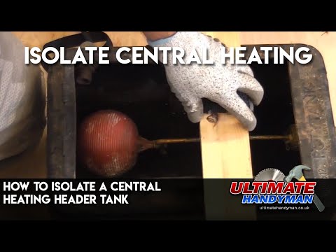 how to isolate central heating system
