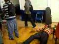 Peter, Abrahm and Joseph dancing african style at wo