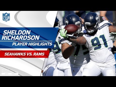 Video: Sheldon Richardson's Tipped INT & Fumble Recovery | Seahawks vs. Rams | Wk 5 Player Highlights