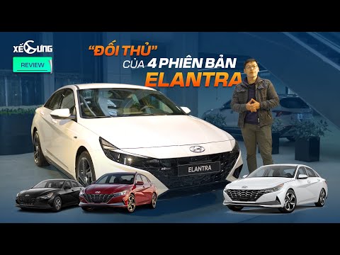 Hyundai Elantra 2022 & các đối thủ: Civic, Mazda 3, Kia K3 kèo nào cân nhất? | Xế Cưng walkaround