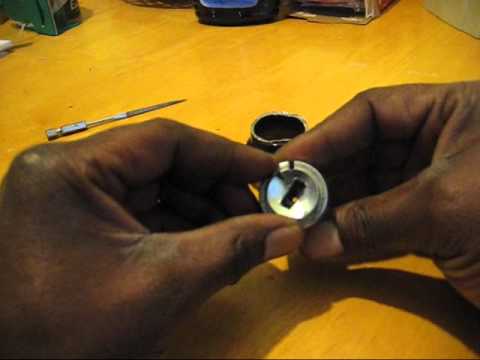 HOW TO REPLACE IGNITION LOCKING CYLINDER ON A MERCEDES BENZ ANTI THEFT CAP