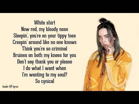 Billie Eilish - bad guy (Lyrics)