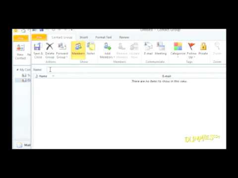 how to create group in outlook