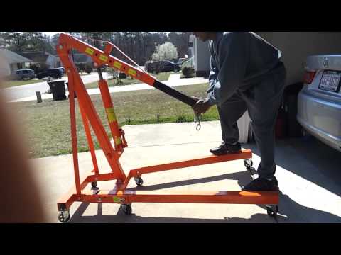 how to bleed engine hoist jack