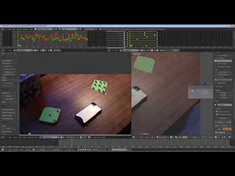 how to go into camera view in blender