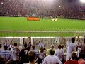 Enland fans sing national anthem in Macedonia