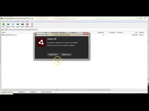 Installing Adobe Air
