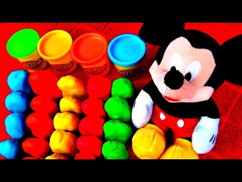 30 Surprise Eggs! Play Doh MICKEY MOUSE Peppa Pig Frozen Disney Cars Mario LPS Kinder MLP FluffyJet