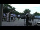 Bagpipes in front of Army tank type 74