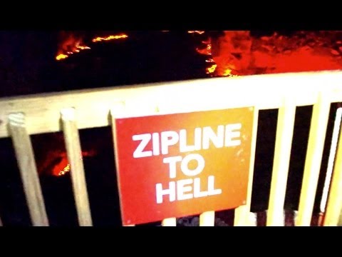 Zip Line to Hell! Underground Cave Zip Lines at Mega Cavern