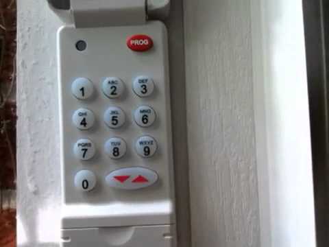 how to change the code on a garage door