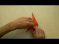 Оригами видеосхема трех птиц от Stephan Weber из базовой формы Птица