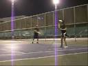 How to hit the inside out Backhand Return