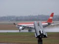 LTU Airbus A330-300 is takingoff in D�sseldorf