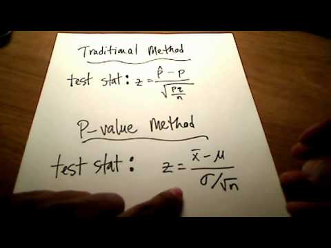 how to find the p value of a test statistic