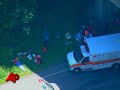 Raw Video: Tour Buses Collide; Dozens Hurt