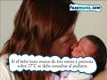 Toma de temperatura del bebé