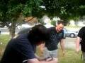 Shot Gunning At Russ's Birthday Party!