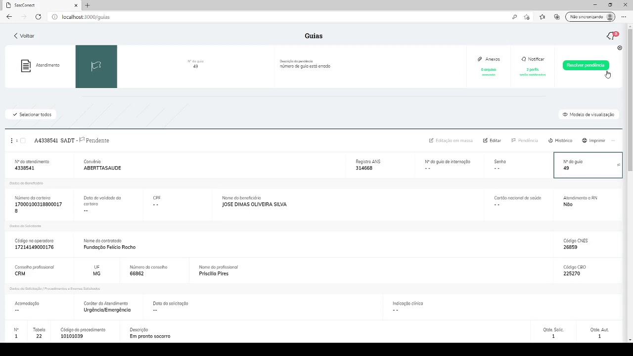 9 - Resolvendo pendência
