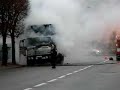 Camion incendi� au Blanc-Mesnil