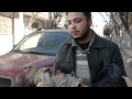 باباعمرو خالد أب صلاح يحمل طفلة استشهدت إثر القصف  5 2 2012