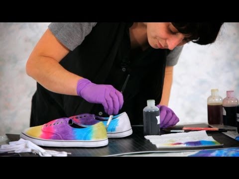 how to dye sneakers