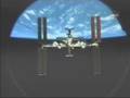STS-117 ISS Fly-around
