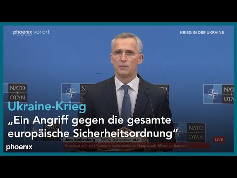 NATO-Generalsekretär Stoltenberg nach Sondergipfel ...