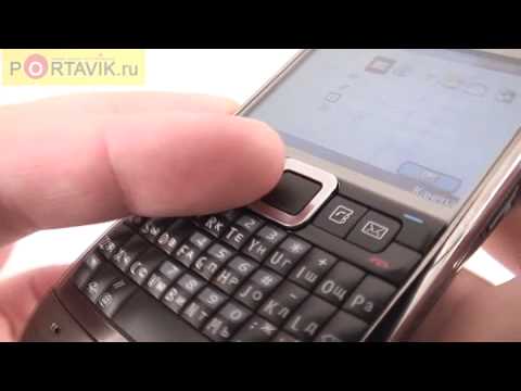 Обзор Nokia E71 1Y Navi (black steel)
