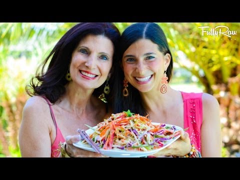 Mom - Raw Vegan Pad Thai with mom and me! Join us as we have fun in the kitchen making this delicious Asian, ethnic dish! http://youtu.be/cWV1STaMuKI Ingredients f...