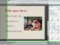 PowerPoint Advanced PowerPoint Advanced