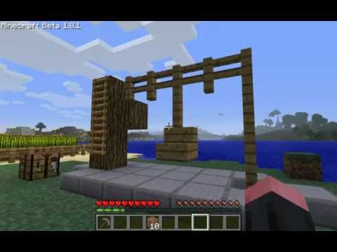 how to build a swing in minecraft