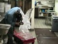 HOW TO CARVE AN EAGLE FROM A SINGLE 300 LB ICE BLOCK. HOW TO CARVE AN EAGLE FROM A SINGLE 300 LB ICE BLOCK.
