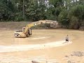 Sky con excavadora